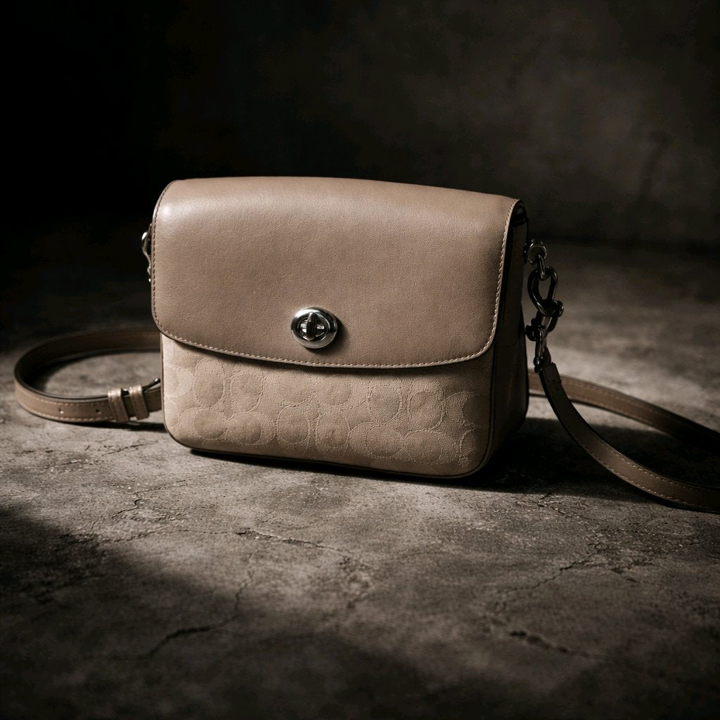 Coach Cassie Crossbody 19 Calfskin Leather Inside Outside Pockets Zippers