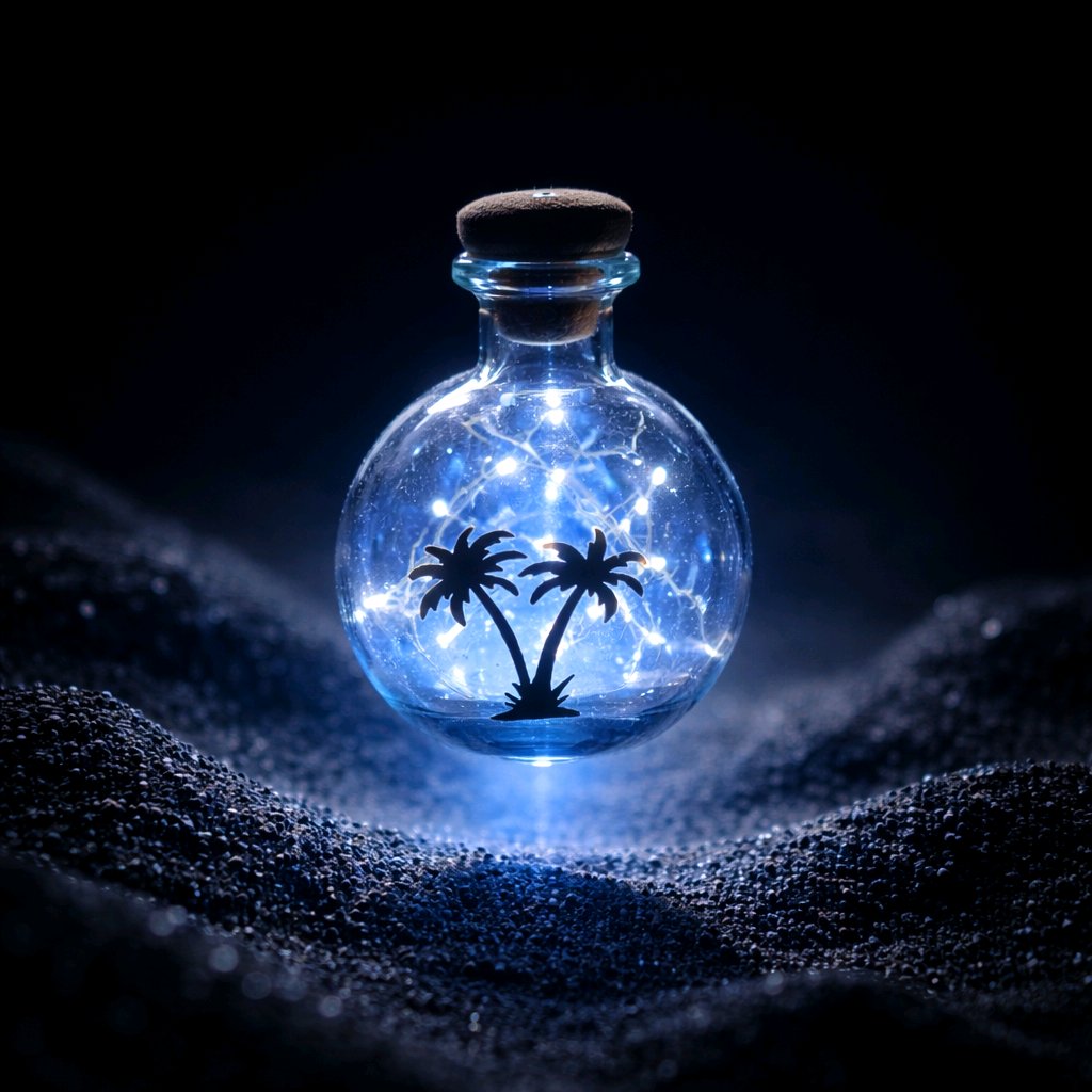 Led Lighted Later Bottle Vibe Mood Glow Serenade Radiance Twilight Enchant Amour