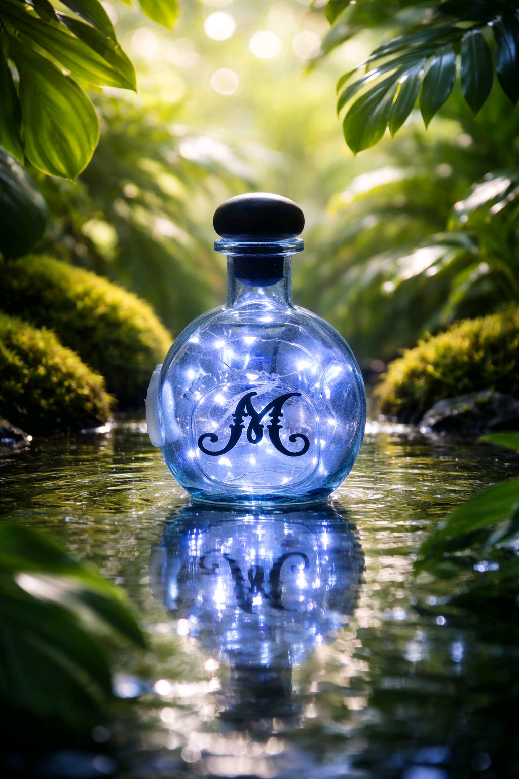Led Lighted Later Bottle Vibe Mood Glow Serenade Radiance Twilight Enchant Amour