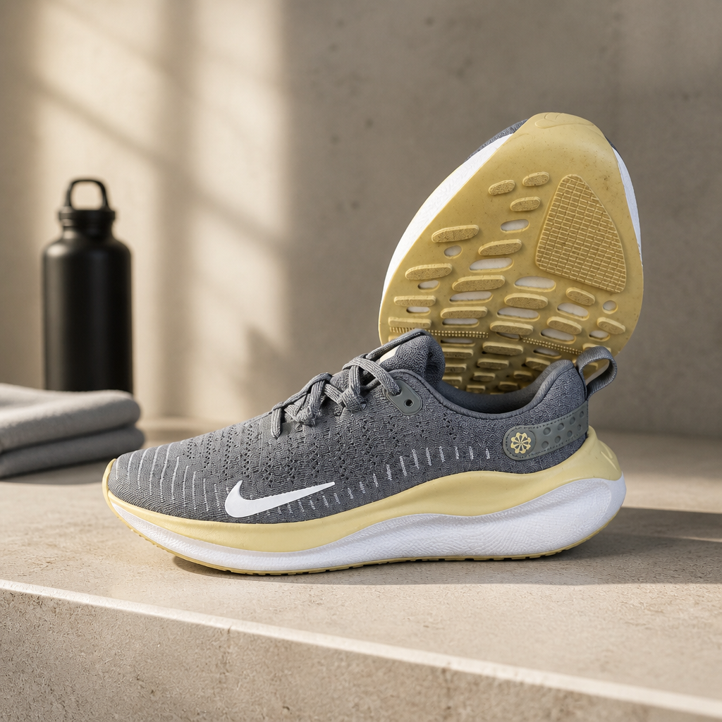 Nike ReactX Infinity Run 4 Tb Flyknit Tan Gold Colorway  ReactX Foam Eco Friend