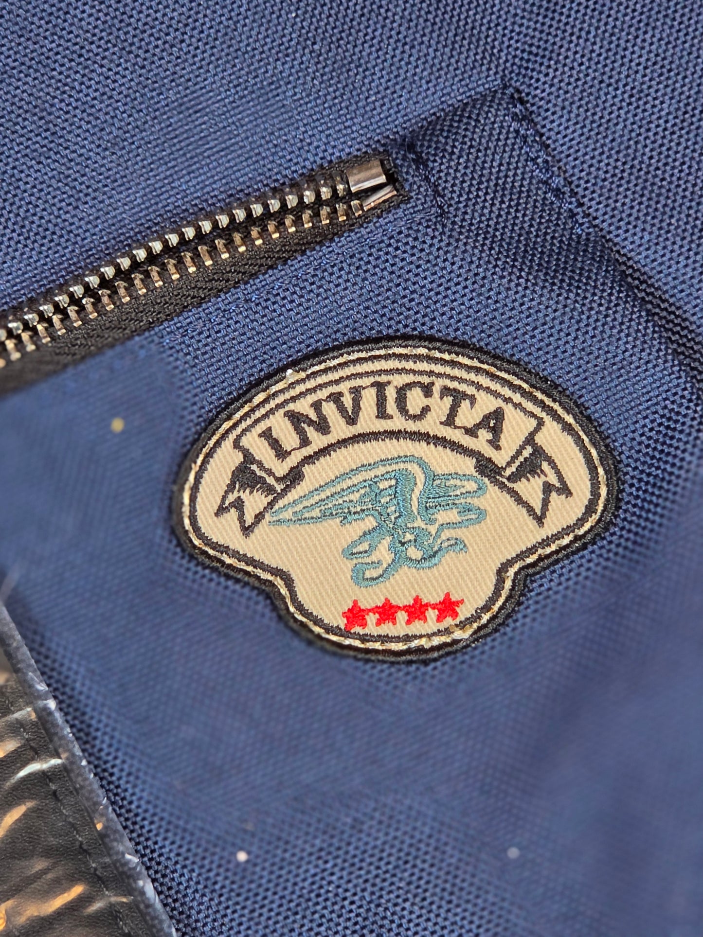 Invicta Alpino Heritage Patch Blue Backpack Italian Embroidered Outdoor Patches